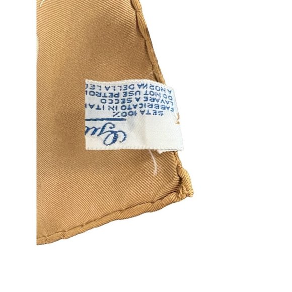 GUCCI: Silk Scarf With Birds & Logo #L069 - Picture 10 of 12